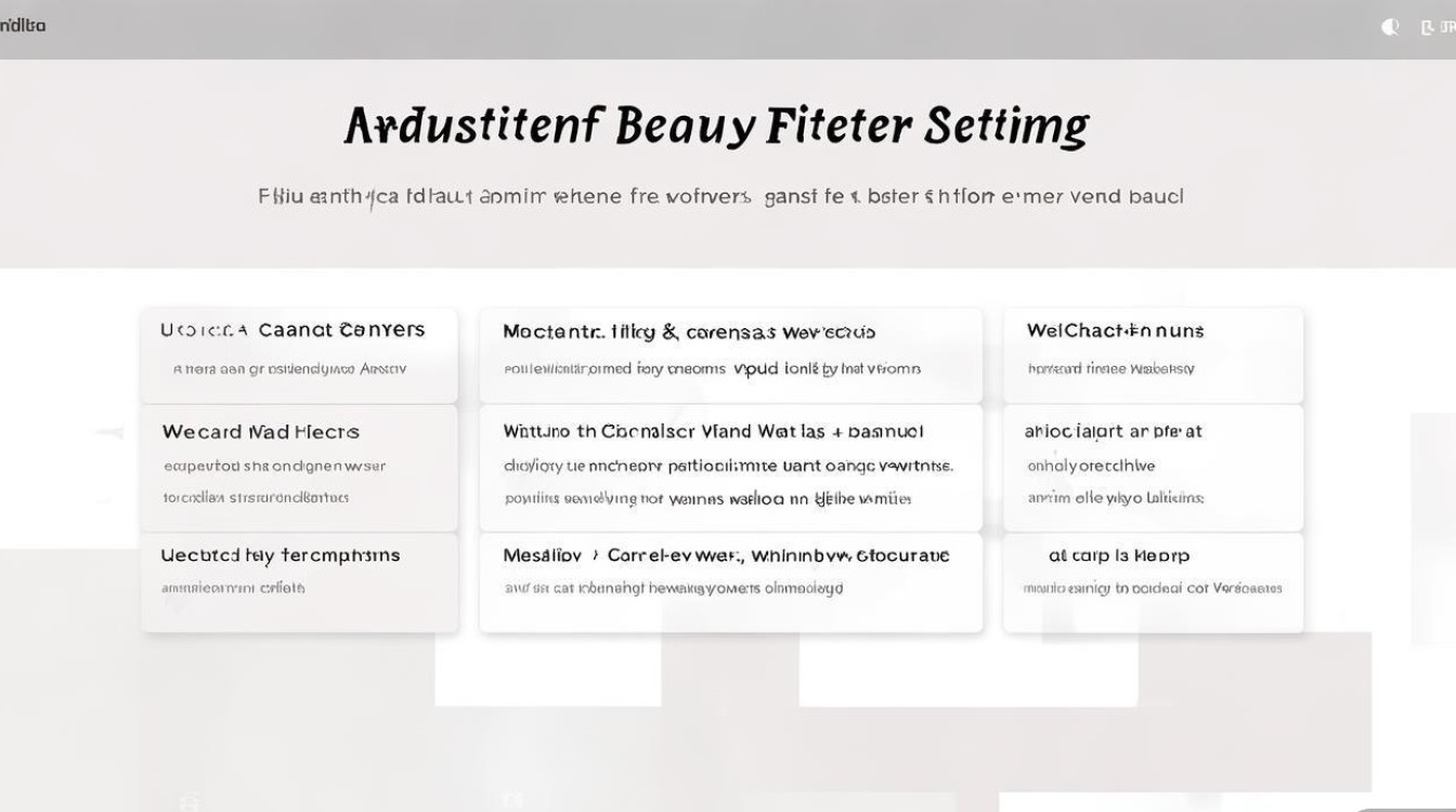 微信自带美颜相机怎么调？调出方法步骤详解