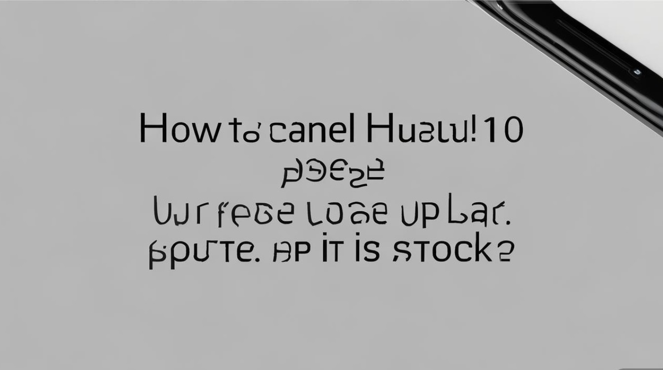 华为p10更新中怎么终止？更新卡住怎么强制停止？