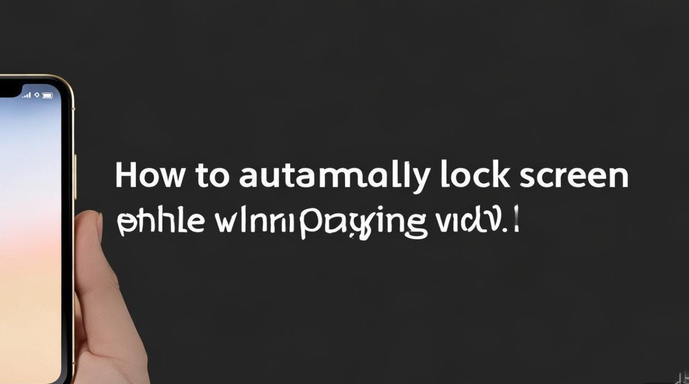 苹果手机怎么视频播放时自动锁屏?