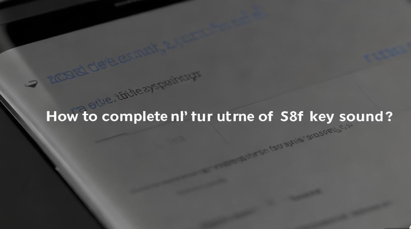 三星S8按键声音怎么彻底关闭？