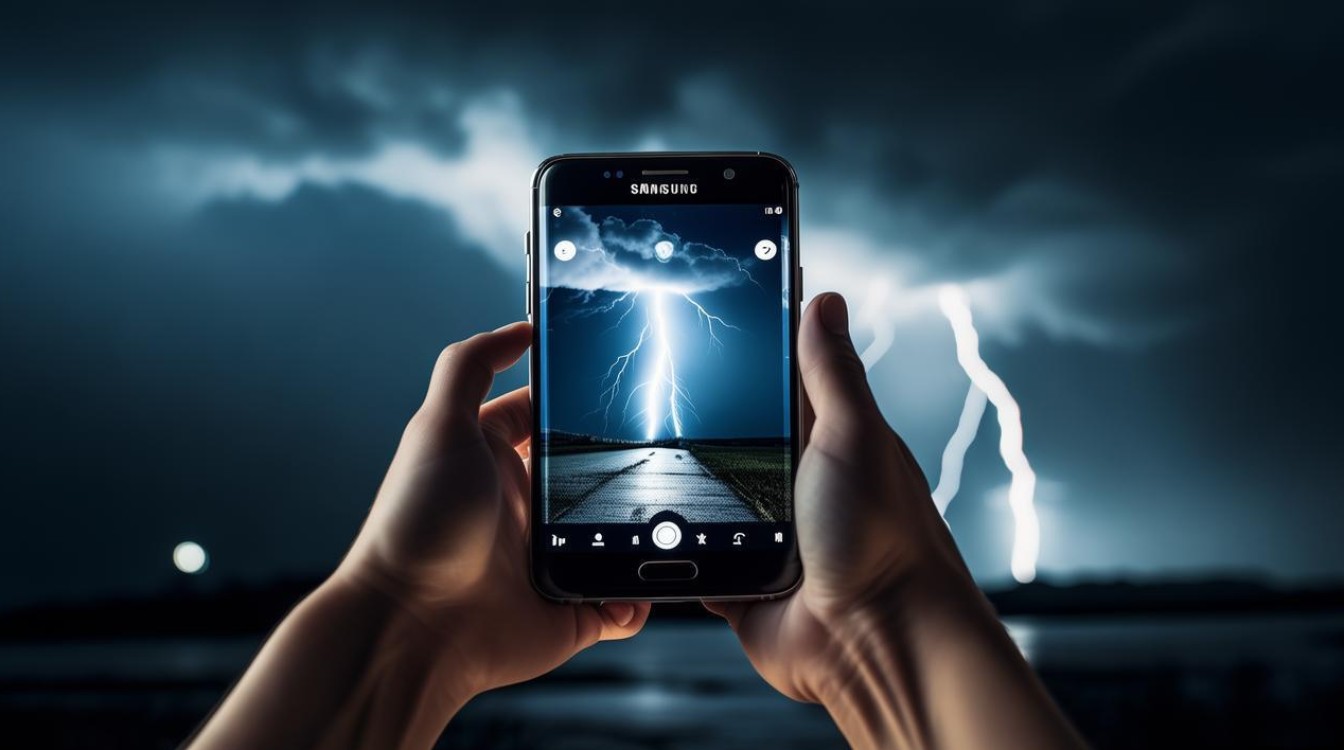 三星S7怎么拍闪电？手机拍摄闪电参数设置技巧