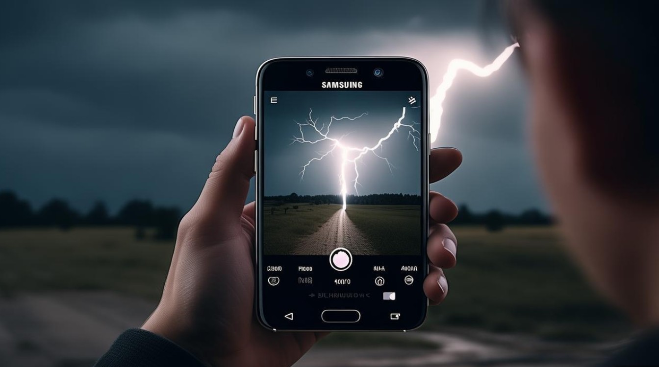 三星S7怎么拍闪电？手机拍摄闪电参数设置技巧