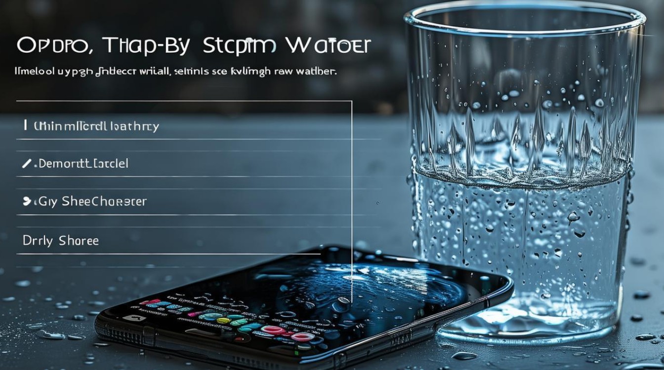 oppo手机掉水里后,如何正确处理才能避免损坏?