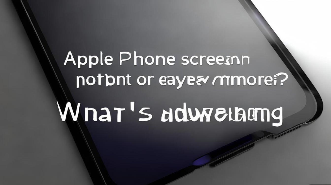 苹果手机屏幕不亮不黑了?怎么回事啊?