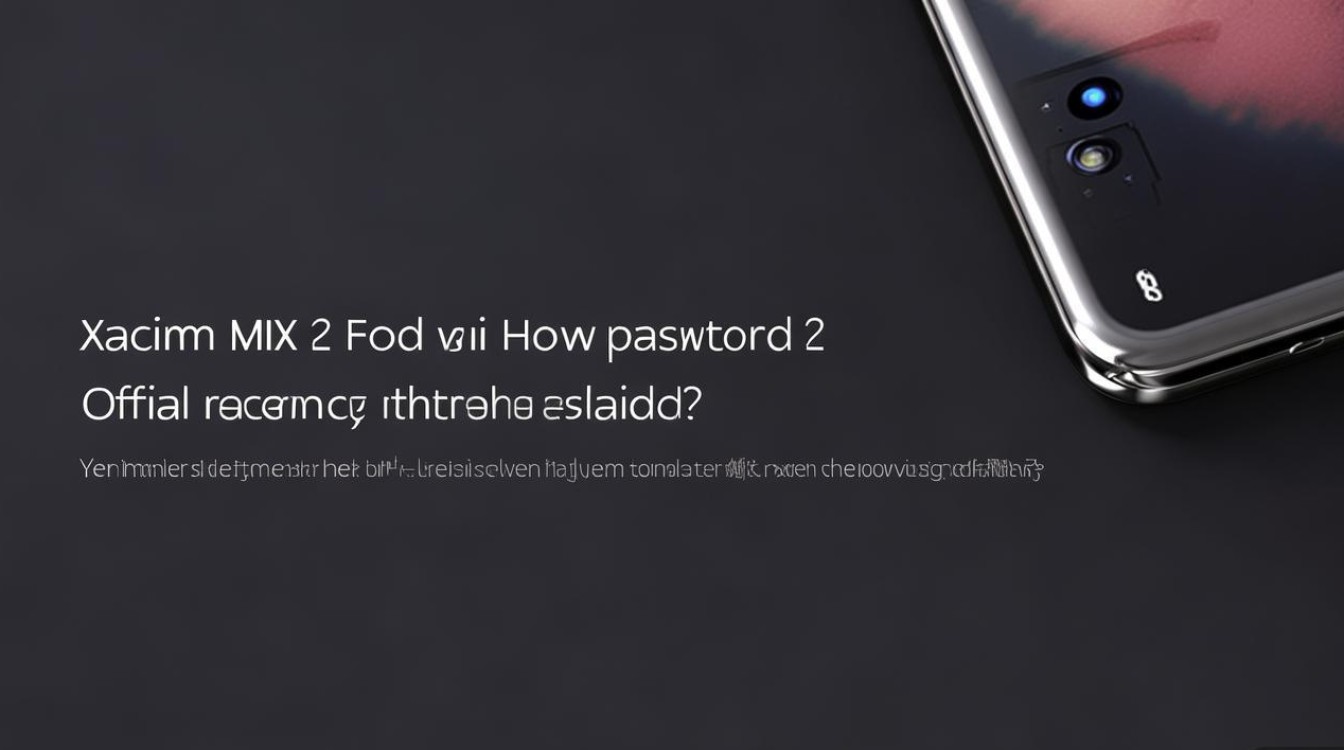 Xiaomi MIX Fold 2忘记密码了怎么办？官方找回方法有吗？