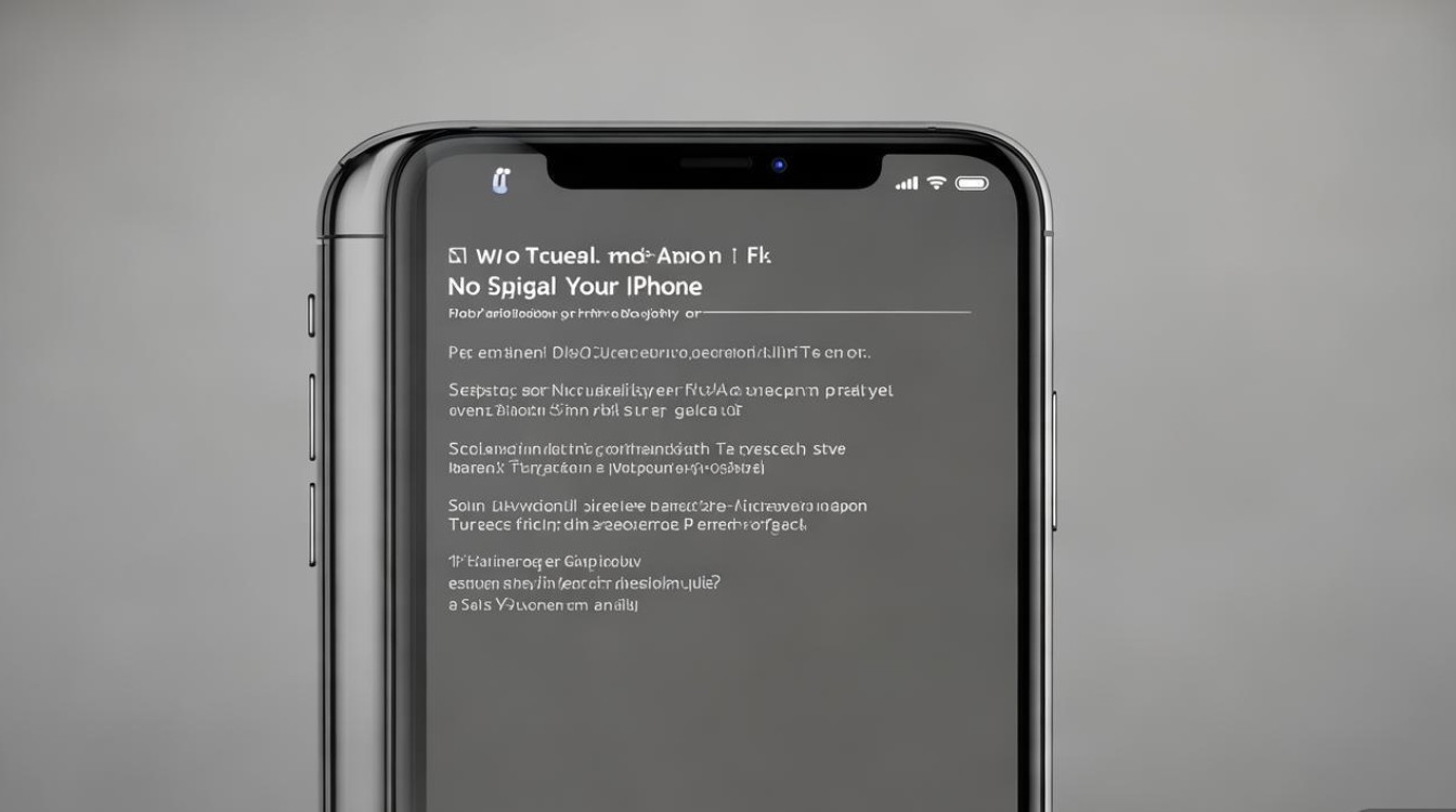 苹果手机无显示信号怎么办？教你排查解决！