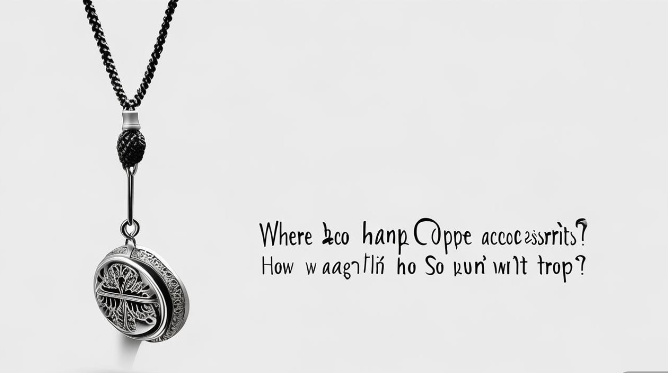 oppo手机饰品挂哪里好看?挂绳怎么挂才不会掉?