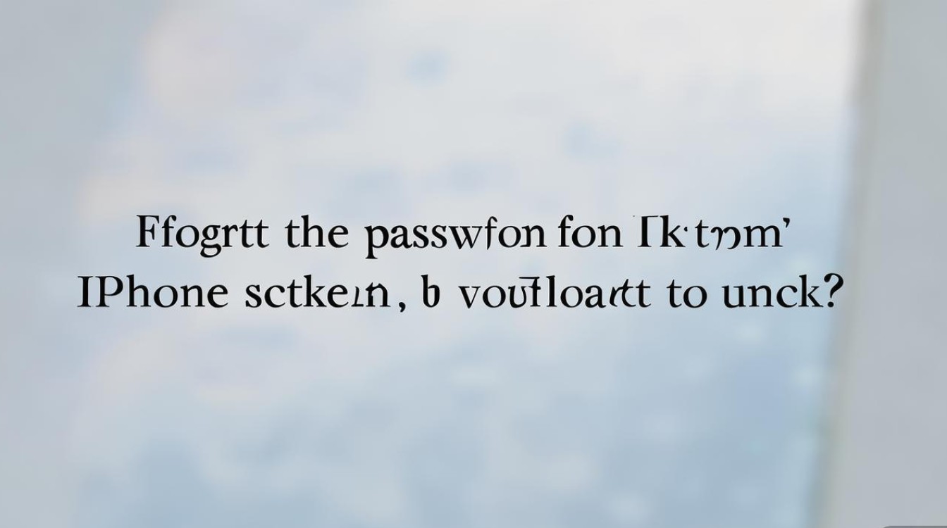 苹果手机锁屏图案密码忘了，怎么解锁？