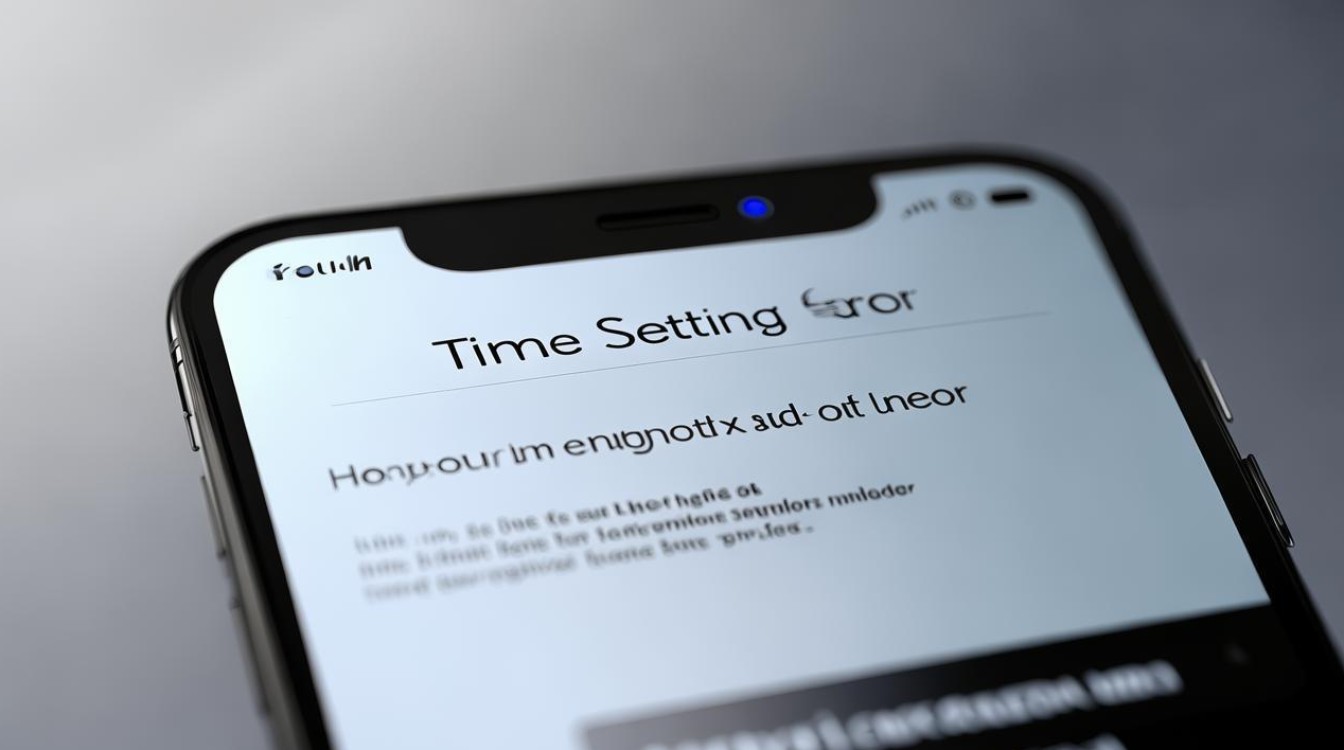 苹果手机时间设置错误无法调整怎么办？