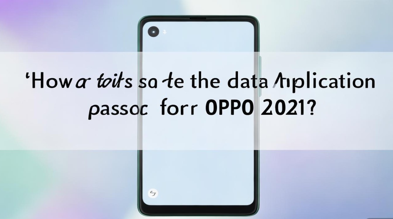 OPPO 2025年数据应用密码怎么设？