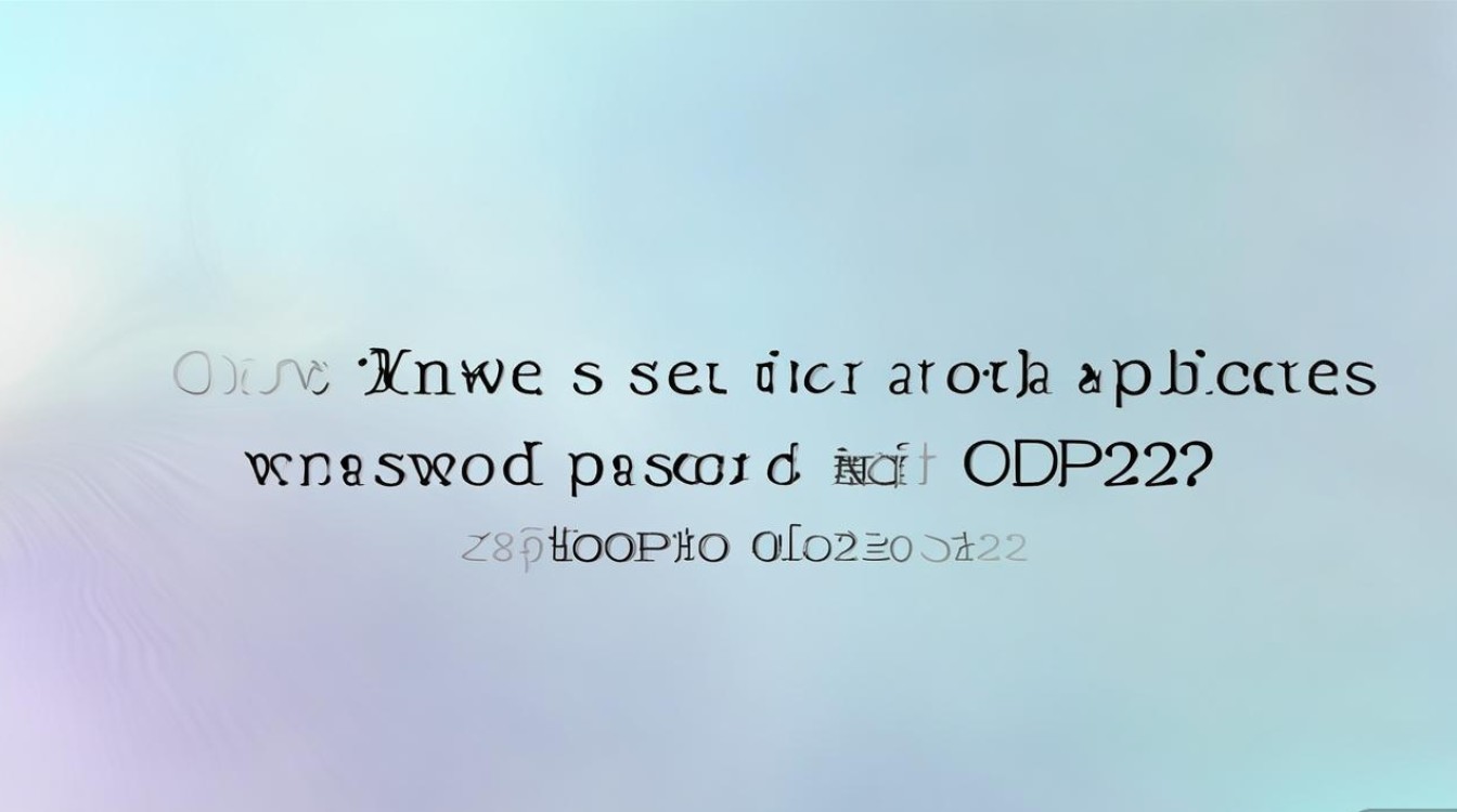 OPPO 2025年数据应用密码怎么设？