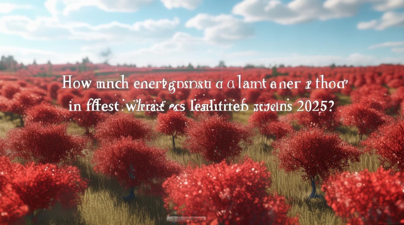 蚂蚁森林2025年红柳种下要多少能量？最新需求是多少？
