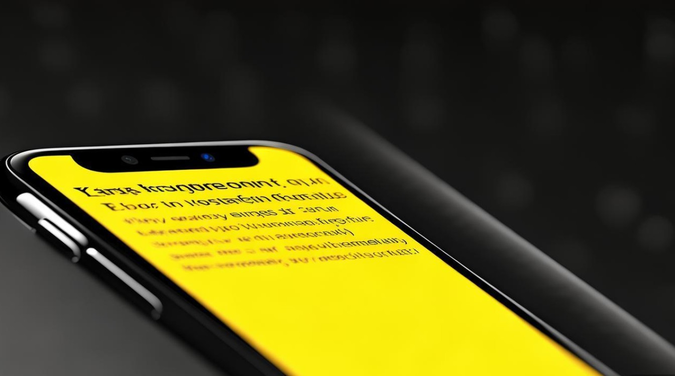 苹果手机屏幕突然变黄怎么回事