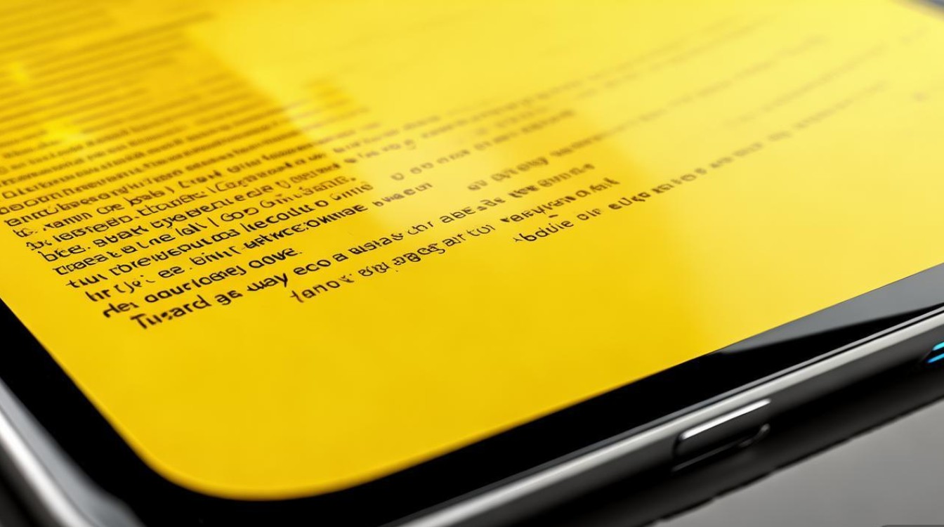 苹果手机屏幕突然变黄怎么回事