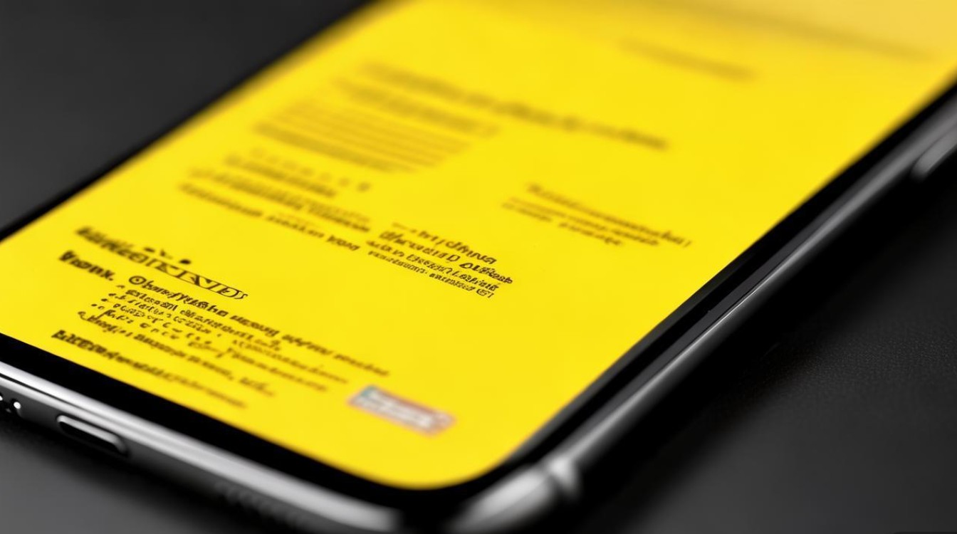 苹果手机屏幕突然变黄怎么回事