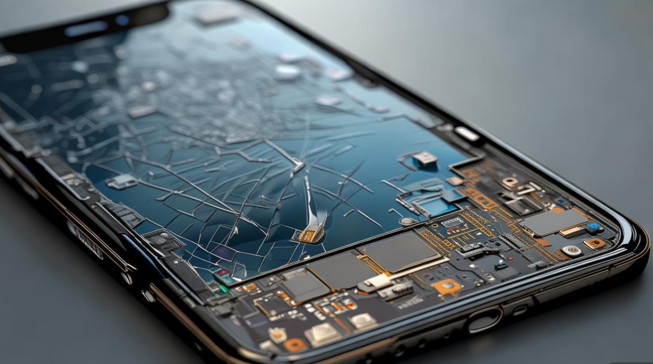 苹果手机屏幕摔后失灵，是排线坏了还是内屏损坏了？