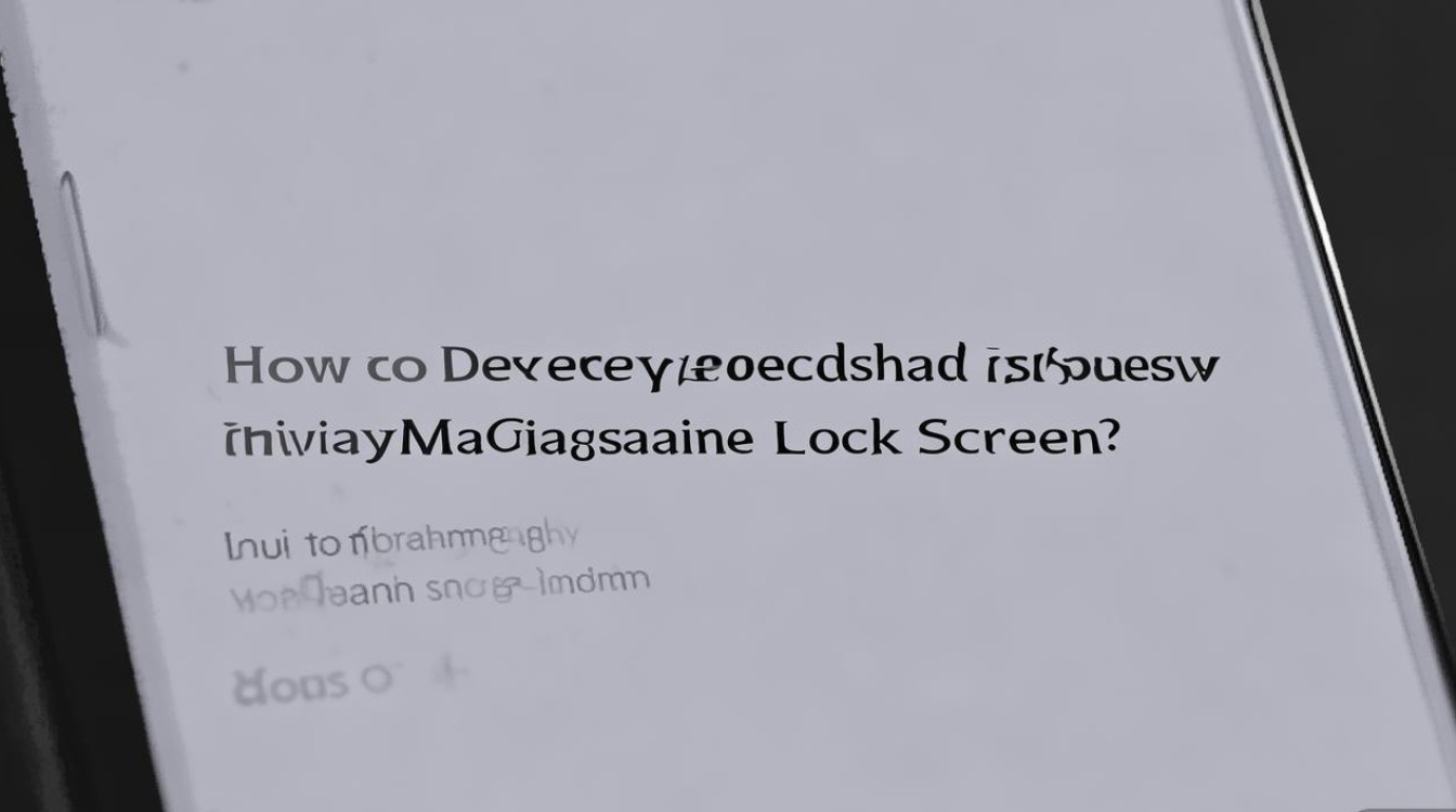 华为自带杂志锁屏怎么永久取消？