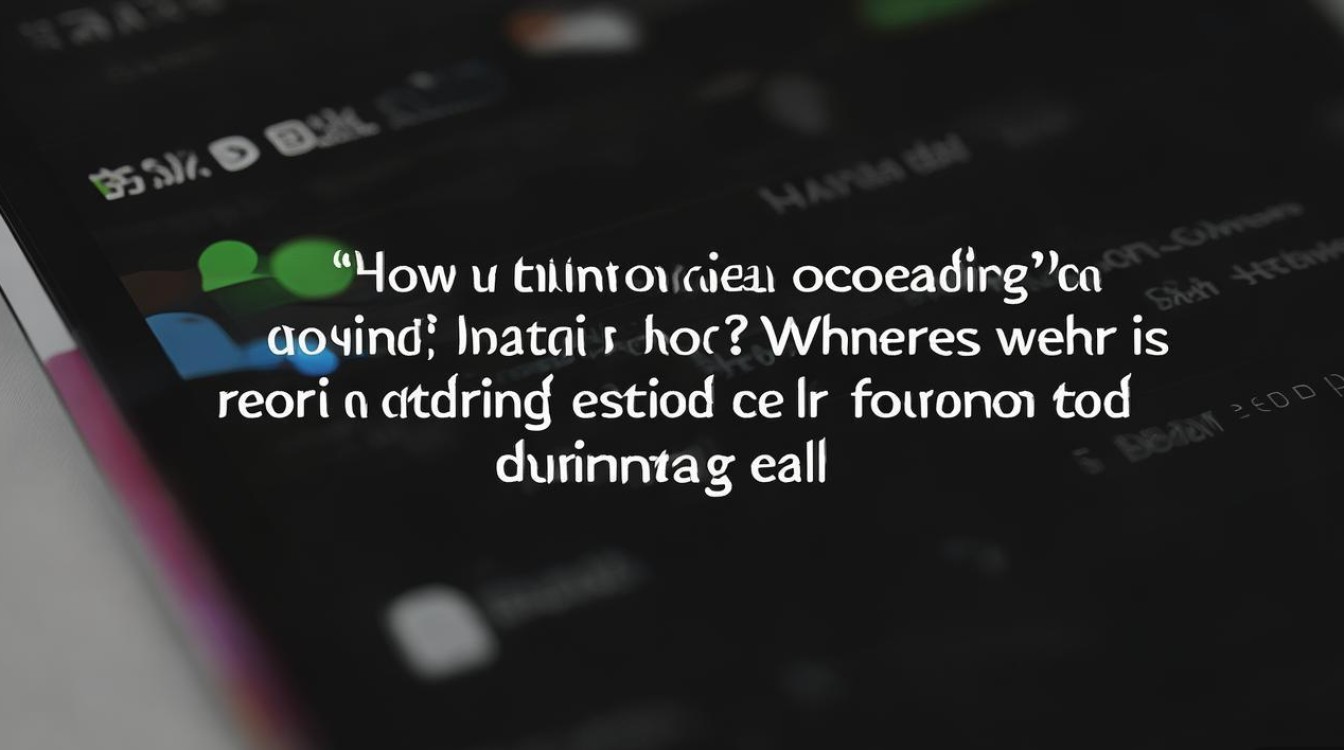 华为手机通话录音怎么开？通话中录音功能在哪里设置？