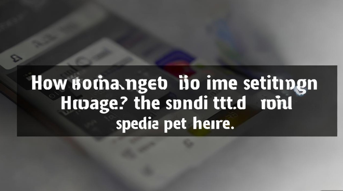 华为手机怎么更改时间设置？具体路径在哪里找？