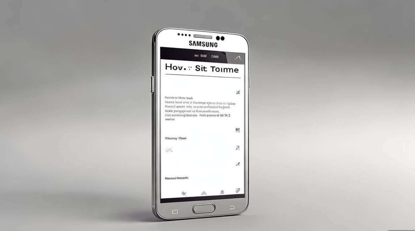 三星2015怎么对时间