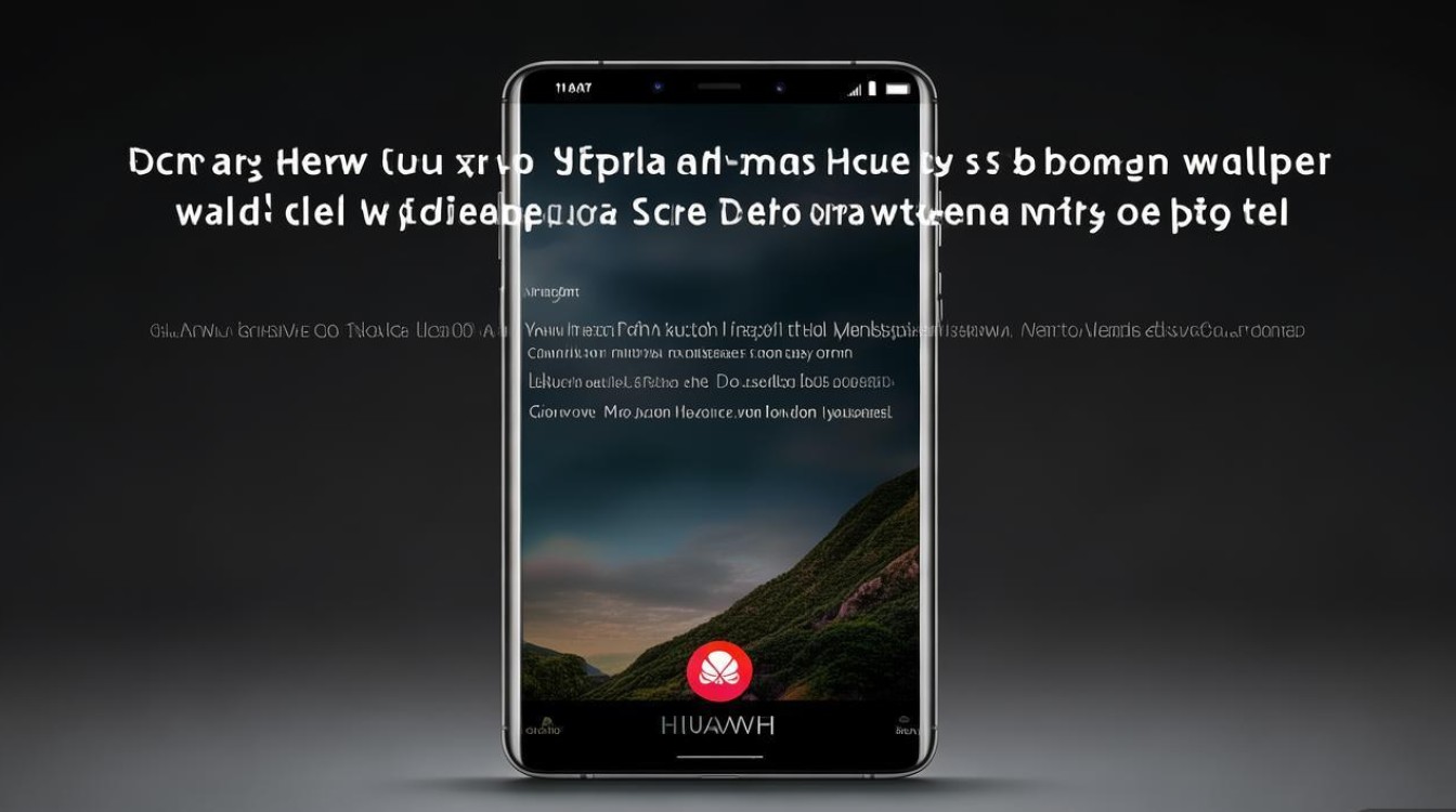华为手机如何自定义锁屏壁纸？设置步骤是什么？