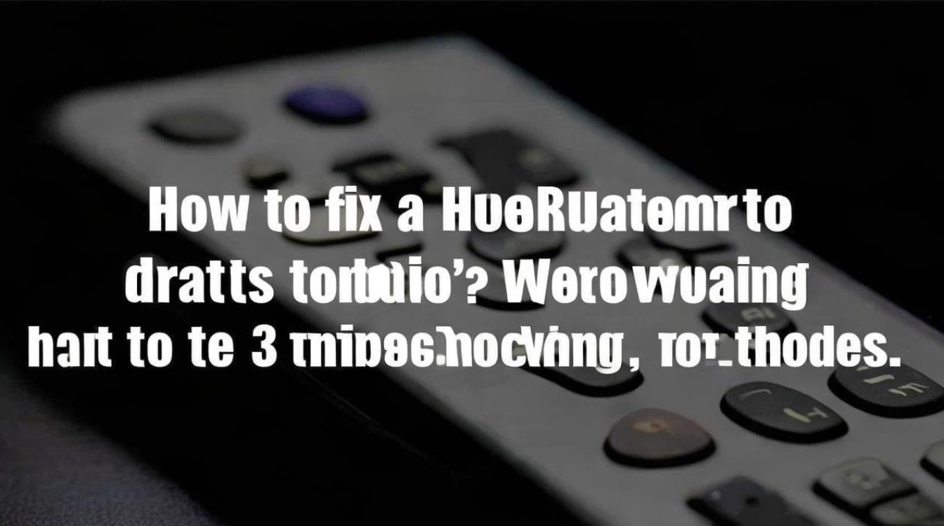 华为遥控器没反应怎么办？这3个排查方法你试了吗？