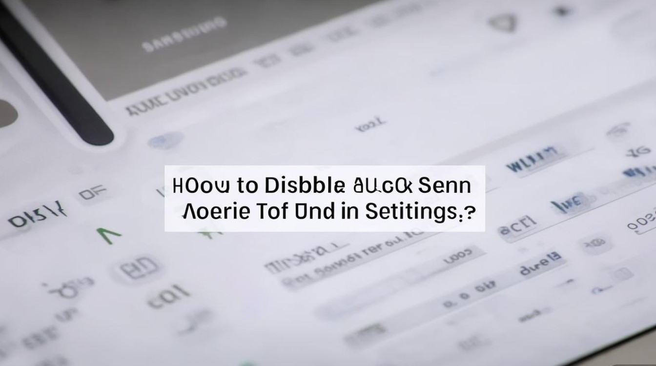 三星手机怎么取消自动锁屏？设置里哪里能关掉？