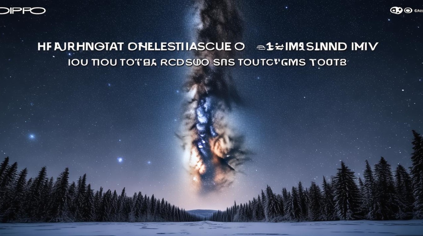 冬天用OPPO手机拍星空，怎么拍才能清晰又好看？