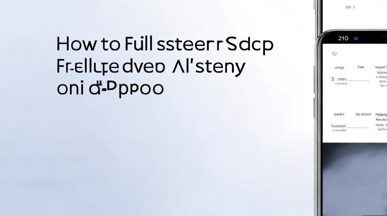 oppo手机如何恢复全屏显示？设置方法步骤详解