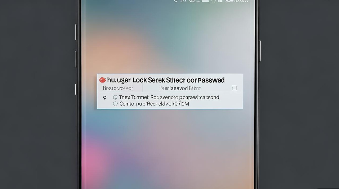 华为手机锁屏密码忘了，怎么换密码？