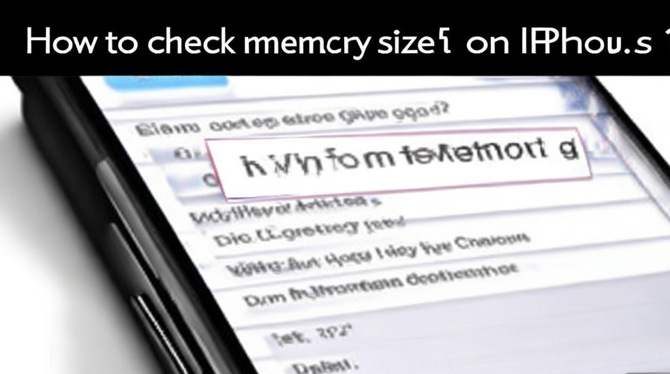 苹果5s怎么看内存大小?内存大小在哪看?