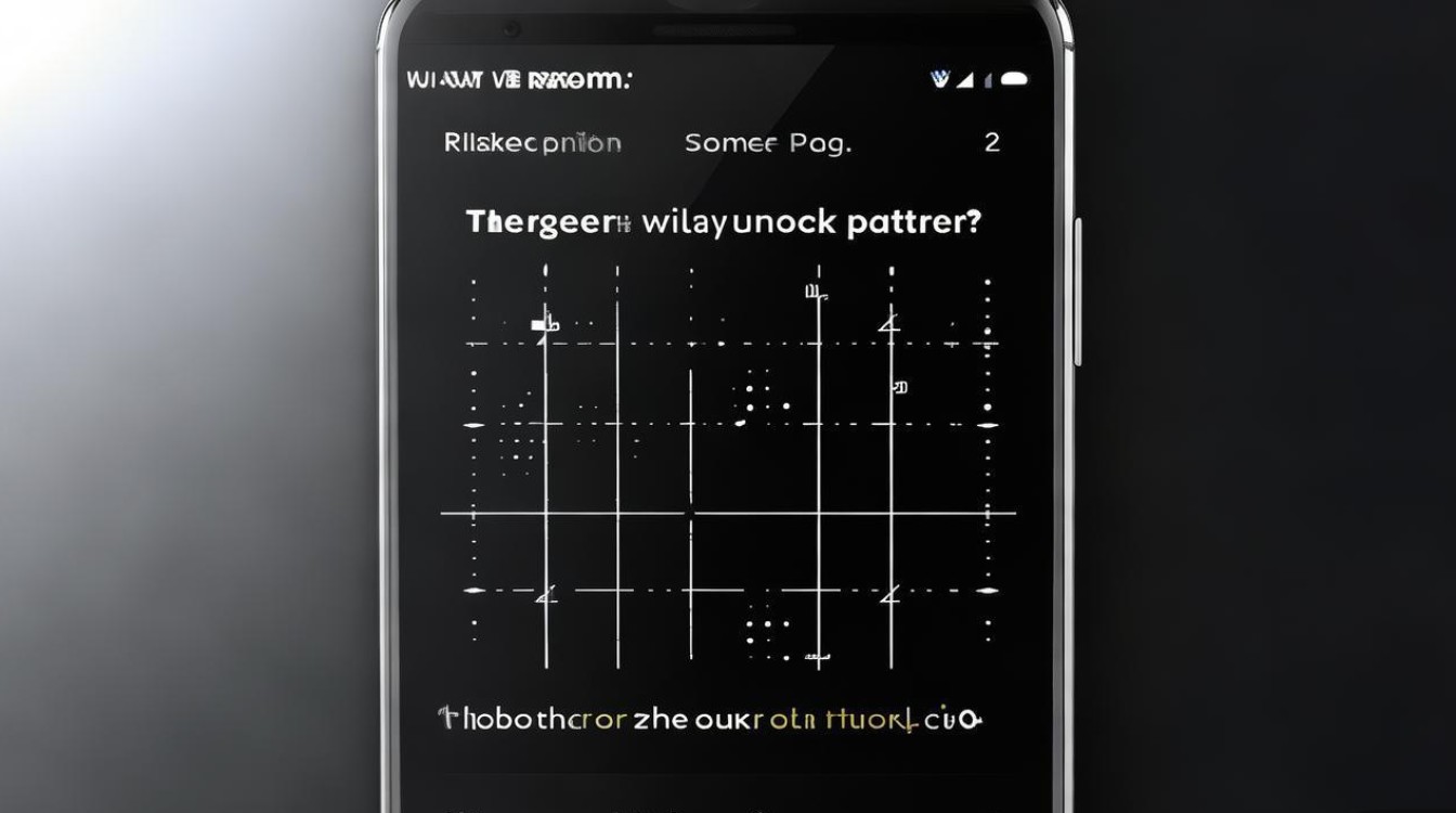 华为手机屏幕解锁图案忘了怎么解?