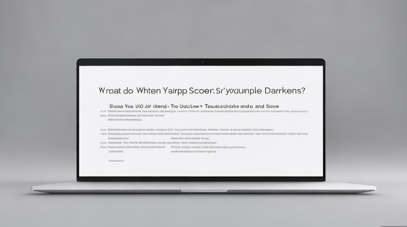 苹果屏幕突然变暗怎么办？教你排查解决！