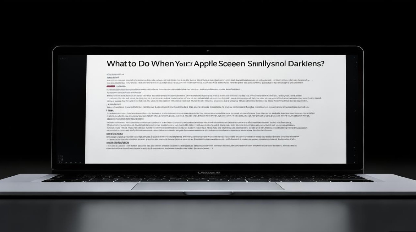 苹果屏幕突然变暗怎么办？教你排查解决！