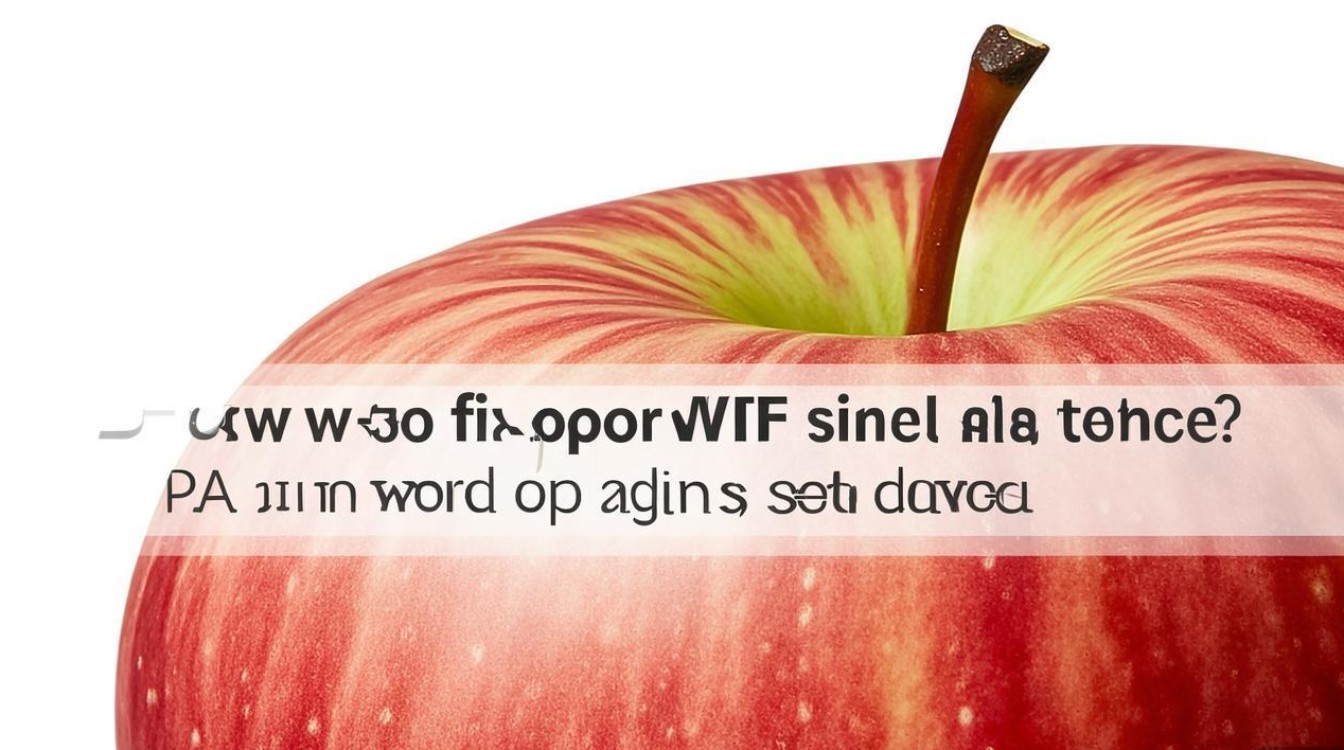 苹果连接WiFi信号不好怎么办？30字疑问长尾标题