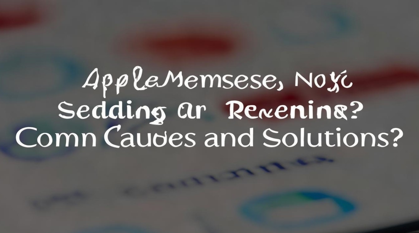 苹果短信发不出收不到？常见原因与解决方法是什么？