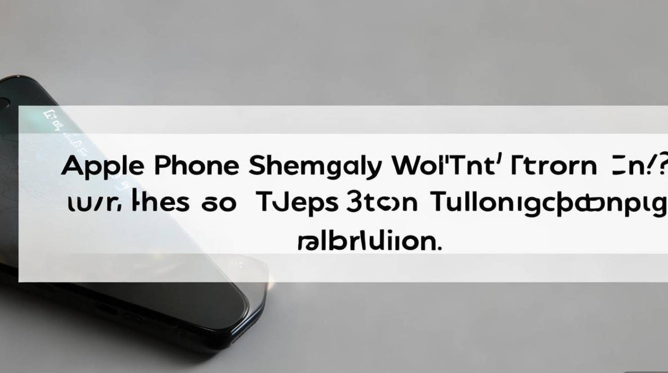 苹果电话突然开不开机怎么办?教你3步快速排查解决!