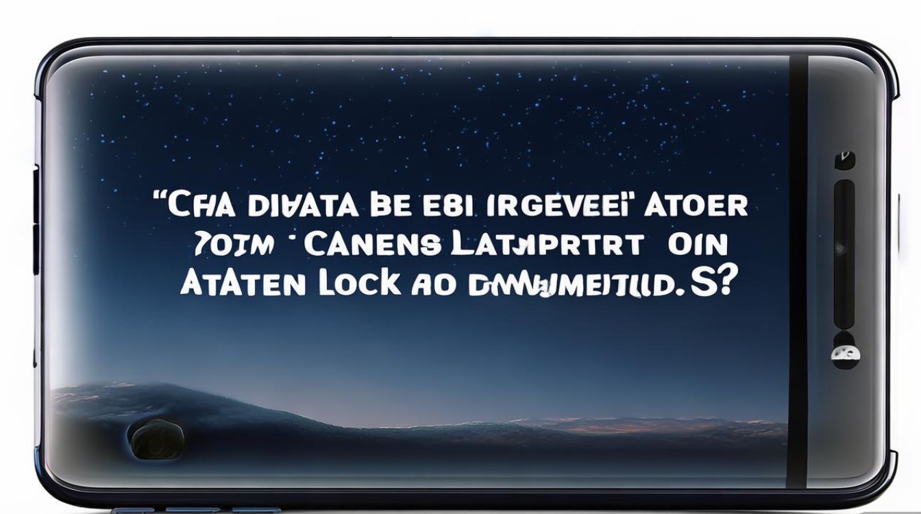 三星S8取消图案锁屏后，还能找回数据吗？