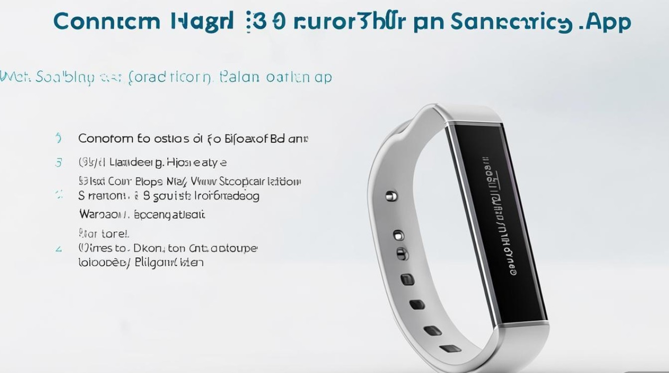 华为荣耀手环3如何连接手机APP?详细步骤说明。