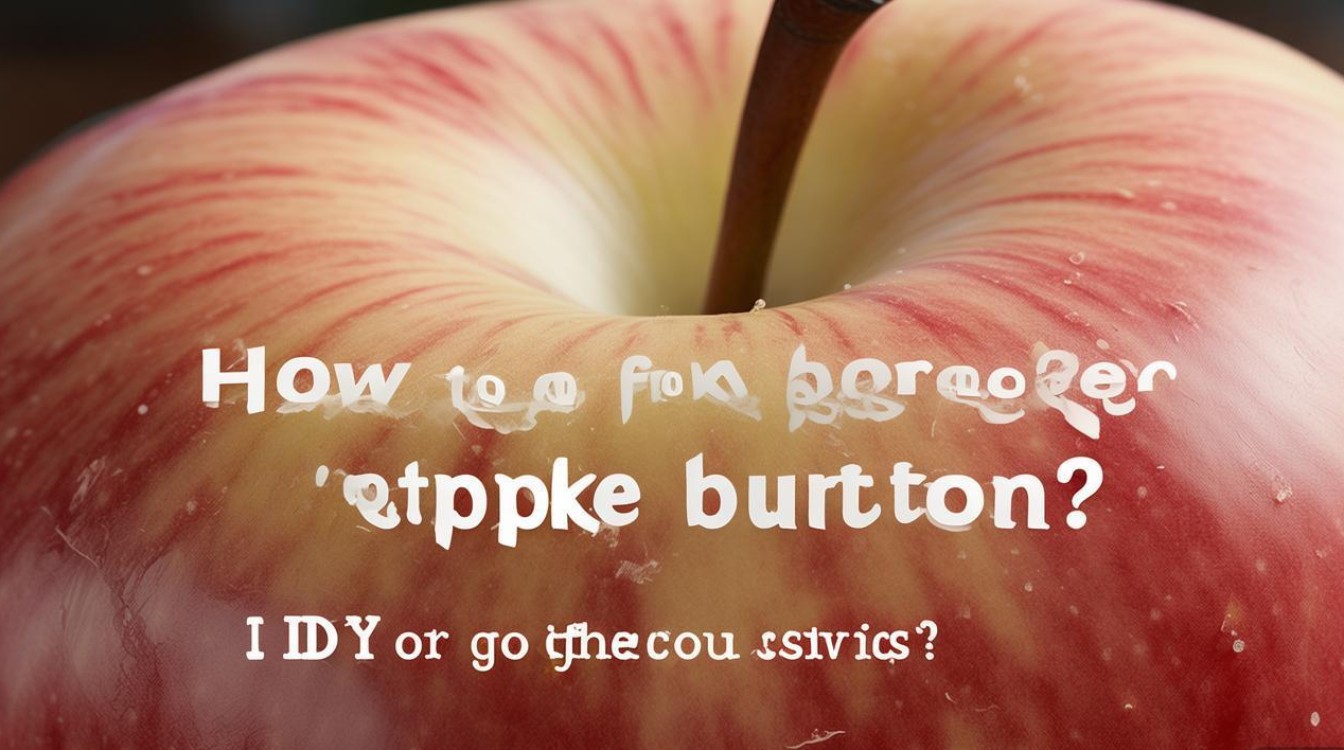 苹果的按钮坏了怎么办啊？自己修还是找官方？