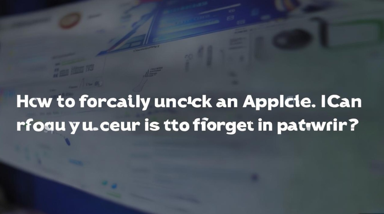 苹果ID怎么强行解锁?忘记密码还能找回吗?