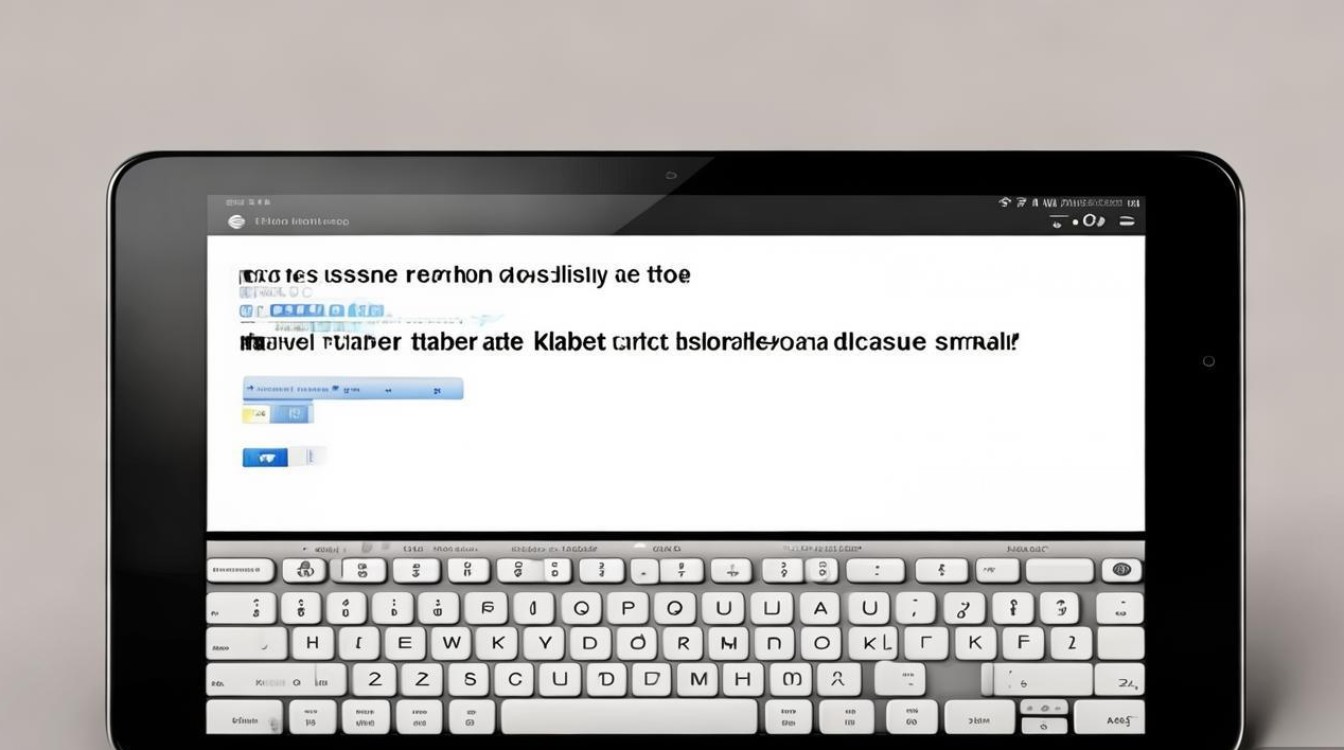 华为平板键盘突然变小怎么恢复正常显示大小?