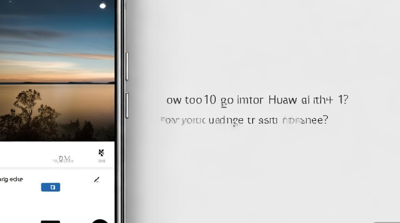 华为P10照片编辑界面如何退出？