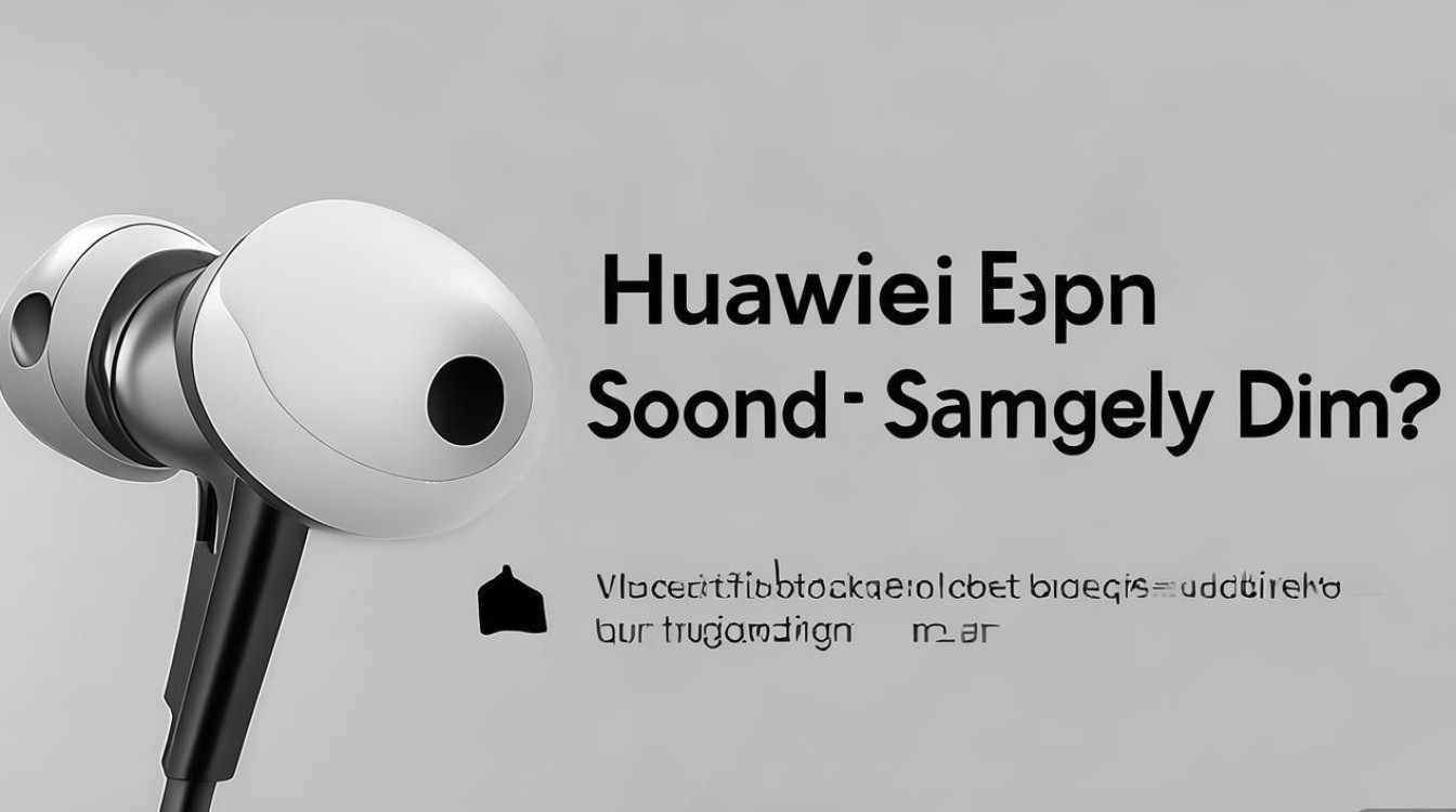 华为耳机声音突然变小?试试这几个方法快速解决!