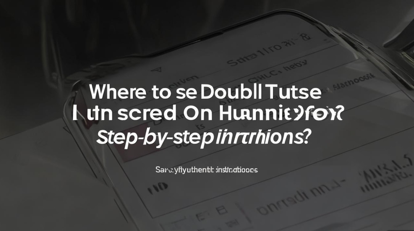 华为手机双击亮屏在哪设置？具体操作步骤是什么？