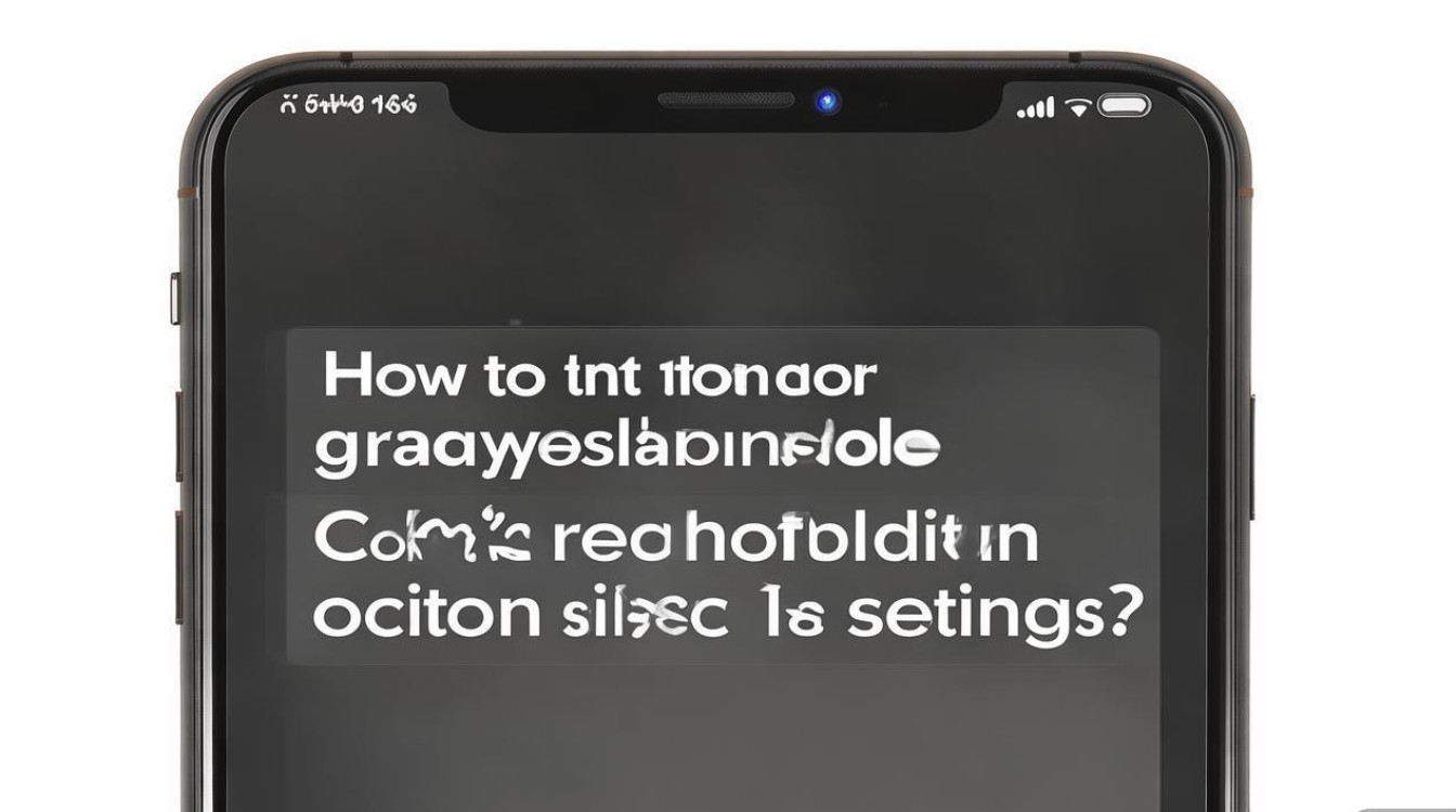 苹果7怎么调灰色模式？系统设置里找不到选项吗？