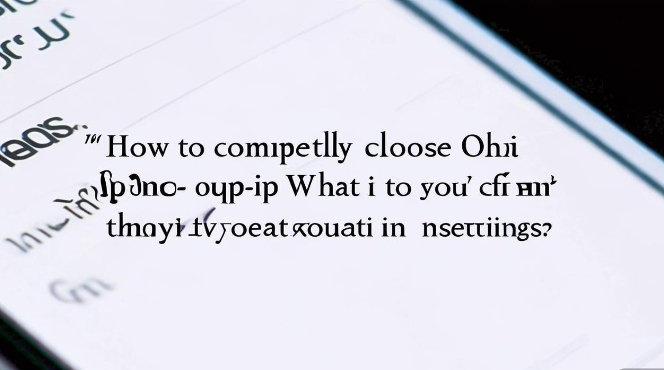 oppo手机弹窗怎么彻底关闭?设置里找不到关闭入口怎么办?