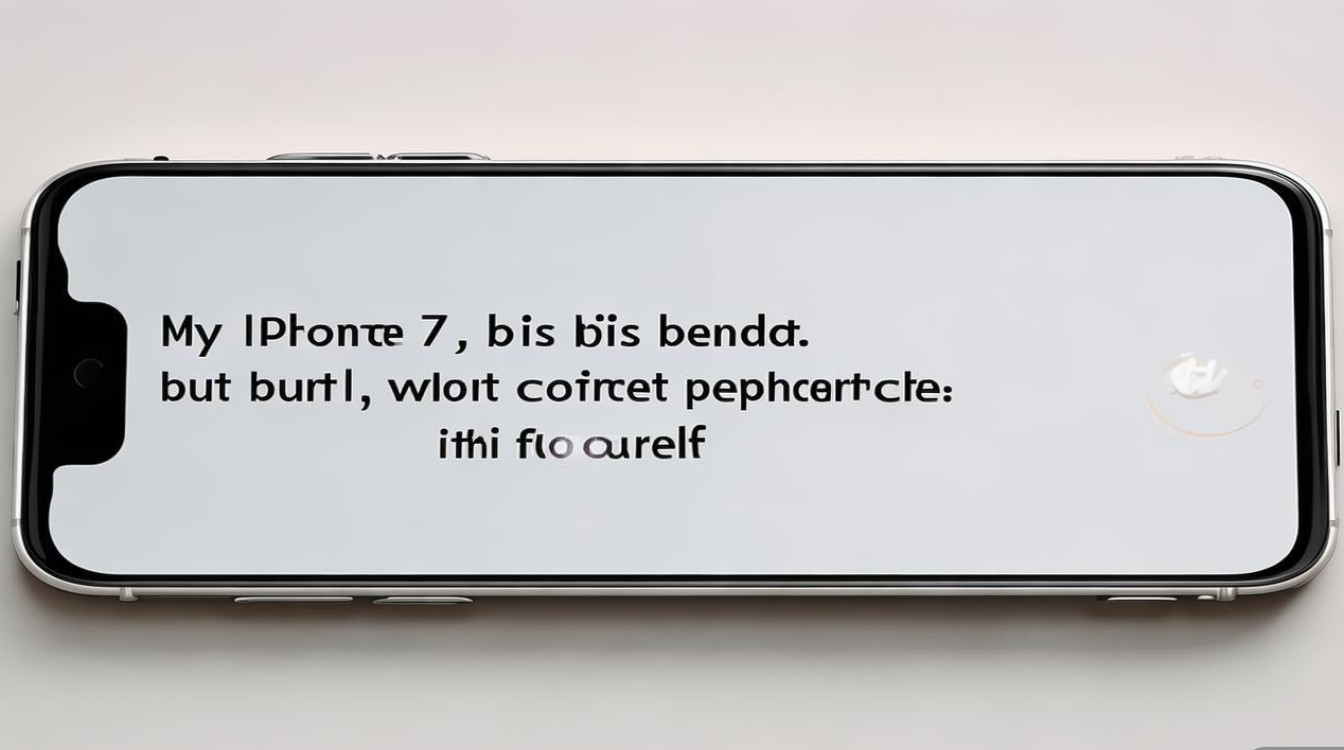 苹果7有点弯了不换手机,自己能修复吗?