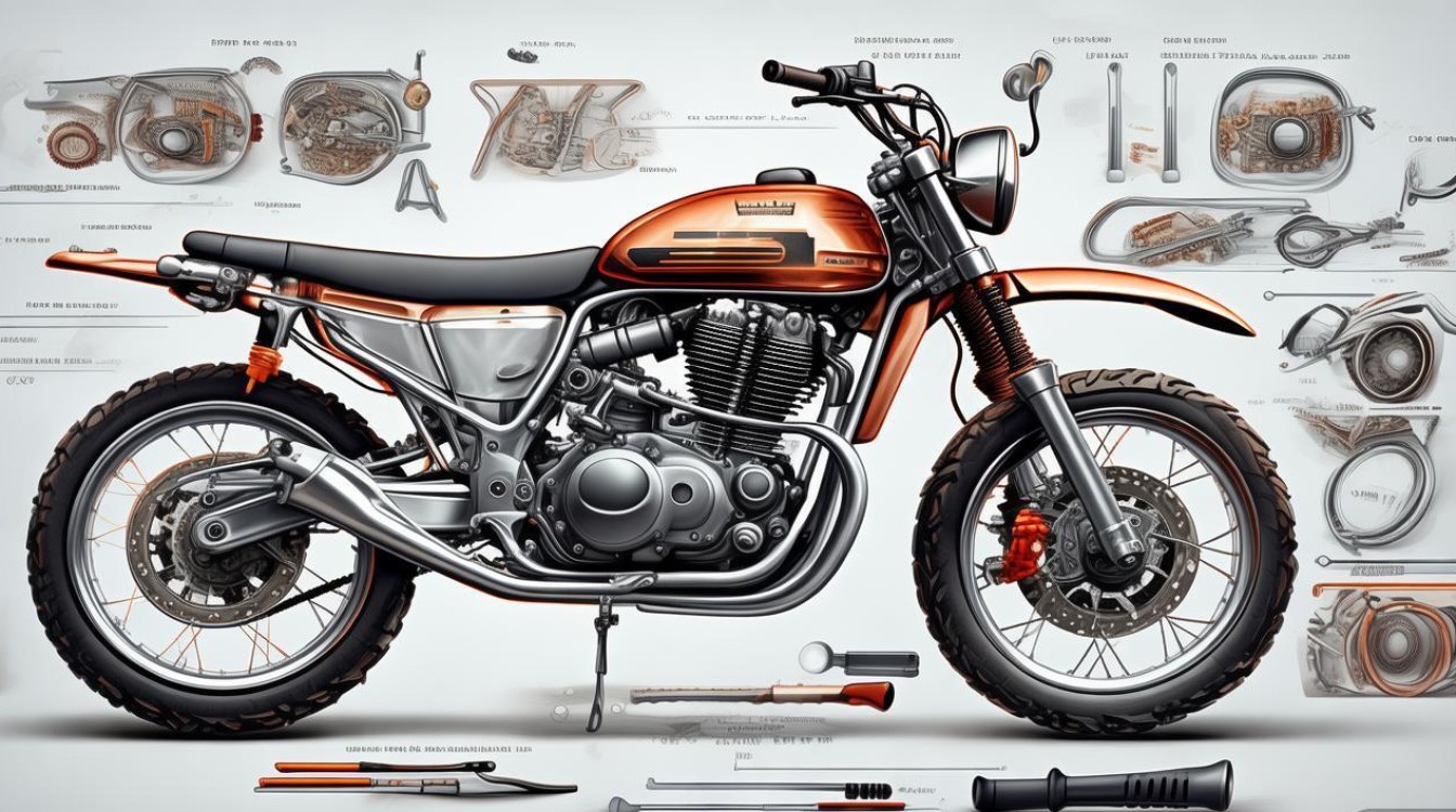 摩托车三星怎么拆开?步骤工具详解及注意事项