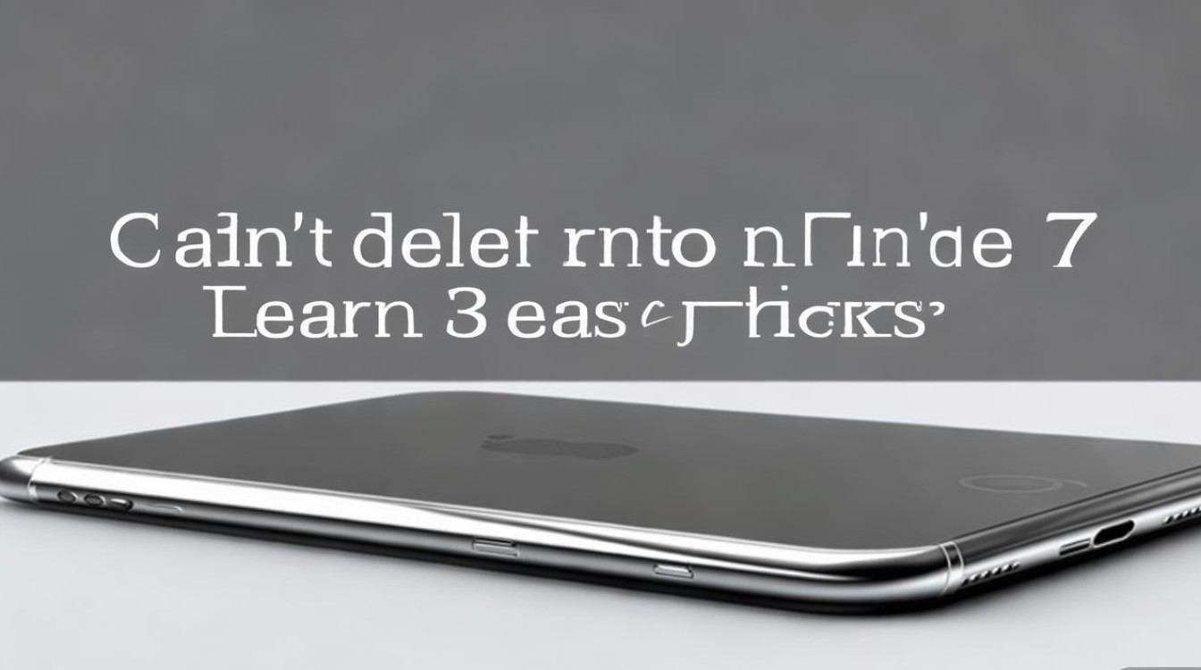 苹果7信息删不了?教你3招轻松解决!